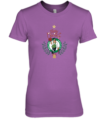 NBA Boston Celtics Logo merry Christmas gilf Women's Premium T-Shirt Women's Premium T-Shirt - FordPhuMy