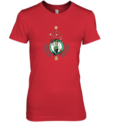 NBA Boston Celtics Logo merry Christmas gilf Women's Premium T-Shirt Women's Premium T-Shirt - FordPhuMy