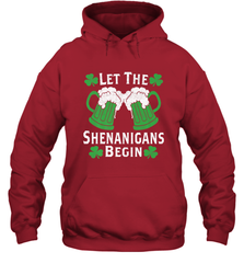 Let The Shenanigans Begin St Patricks Day Hooded Sweatshirt Hooded Sweatshirt - FordPhuMy