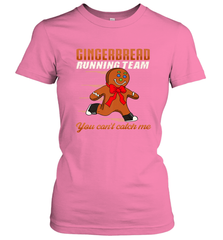 Christmas Gingerbread Man Cookie Gingerbread Running Team Women's T-Shirt Women's T-Shirt - FordPhuMy