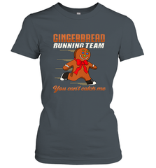 Christmas Gingerbread Man Cookie Gingerbread Running Team Women's T-Shirt Women's T-Shirt - FordPhuMy