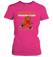 Christmas Gingerbread Man Cookie Gingerbread Running Team Women's T-Shirt Women's T-Shirt - FordPhuMy
