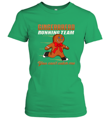 Christmas Gingerbread Man Cookie Gingerbread Running Team Women's T-Shirt Women's T-Shirt - FordPhuMy