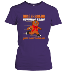 Christmas Gingerbread Man Cookie Gingerbread Running Team Women's T-Shirt Women's T-Shirt - FordPhuMy