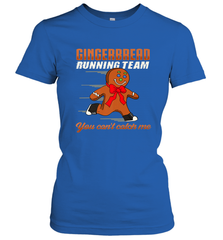 Christmas Gingerbread Man Cookie Gingerbread Running Team Women's T-Shirt Women's T-Shirt - FordPhuMy