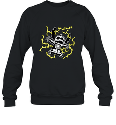 Disney Stitch Skeleton Halloween Crewneck Sweatshirt