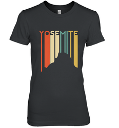 Yosemite National Park Retro Half Dome El Capitan Cali Women's Premium T-Shirt