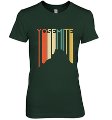 Yosemite National Park Retro Half Dome El Capitan Cali Women's Premium T-Shirt Women's Premium T-Shirt - FordPhuMy