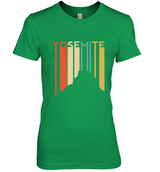 Yosemite National Park Retro Half Dome El Capitan Cali Women's Premium T-Shirt