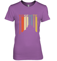 Yosemite National Park Retro Half Dome El Capitan Cali Women's Premium T-Shirt Women's Premium T-Shirt - FordPhuMy