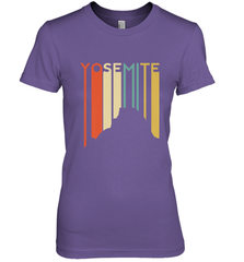 Yosemite National Park Retro Half Dome El Capitan Cali Women's Premium T-Shirt Women's Premium T-Shirt - FordPhuMy