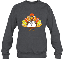 Cool Thanksgiving Football Shirt _ Gobble Player Turkey Gift Crewneck Sweatshirt Crewneck Sweatshirt - FordPhuMy