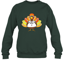 Cool Thanksgiving Football Shirt _ Gobble Player Turkey Gift Crewneck Sweatshirt Crewneck Sweatshirt - FordPhuMy