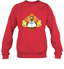 Cool Thanksgiving Football Shirt _ Gobble Player Turkey Gift Crewneck Sweatshirt Crewneck Sweatshirt - FordPhuMy