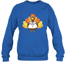 Cool Thanksgiving Football Shirt _ Gobble Player Turkey Gift Crewneck Sweatshirt Crewneck Sweatshirt - FordPhuMy