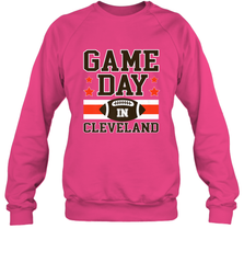 NFL Cleveland Game Day Football Home Team Colors Crewneck Sweatshirt Crewneck Sweatshirt - FordPhuMy