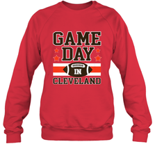 NFL Cleveland Game Day Football Home Team Colors Crewneck Sweatshirt Crewneck Sweatshirt - FordPhuMy