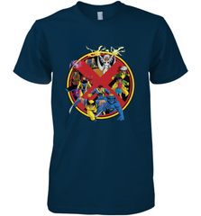 Marvel X Men Animated Series Logo Retro 90s Men's Premium T-Shirt Men's Premium T-Shirt - FordPhuMy