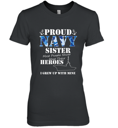 US Military Proud Navy Sister Men or Women Women's Premium T-Shirt