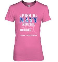 US Military Proud Navy Sister Men or Women Women's Premium T-Shirt Women's Premium T-Shirt - FordPhuMy
