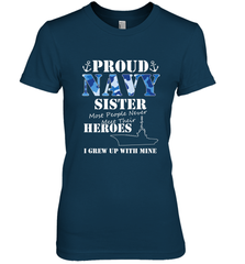 US Military Proud Navy Sister Men or Women Women's Premium T-Shirt Women's Premium T-Shirt - FordPhuMy