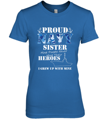 US Military Proud Navy Sister Men or Women Women's Premium T-Shirt Women's Premium T-Shirt - FordPhuMy