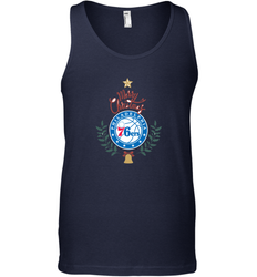 NBA Philadelphia 76ers Logo merry Christmas gilf Men's Tank Top