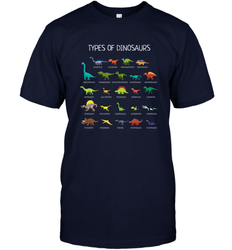 Types Of Dinosaurs Men's T-Shirt