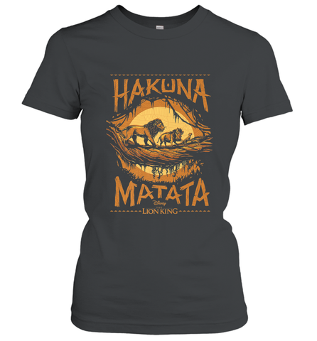 Disney The Lion King Live Action Hakuna Matata Sunset Poster Women's T-Shirt