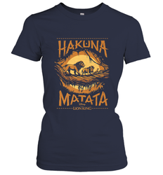 Disney The Lion King Live Action Hakuna Matata Sunset Poster Women's T-Shirt