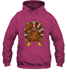 Cool Turkey Football Feathers Funny Thanksgiving Sports Hooded Sweatshirt Hooded Sweatshirt - FordPhuMy