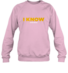 Star Wars Han Solo I Know Crewneck Sweatshirt Crewneck Sweatshirt - FordPhuMy