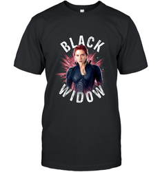 Avengers Endgame Black Widow Space Poster Graphic Men's T-Shirt