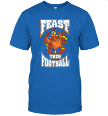 Funny Thanksgiving Turkey Feast Than Football Men's T-Shirt Men's T-Shirt - FordPhuMy
