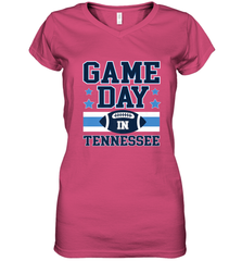 NFL Tennessee Game Day Football Home Team Women's V-Neck T-Shirt Women's V-Neck T-Shirt - FordPhuMy