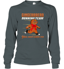 Christmas Gingerbread Man Cookie Gingerbread Running Team Long Sleeve T-Shirt Long Sleeve T-Shirt - FordPhuMy