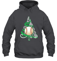 Christmas Tree Funny Cool Baseball Christmas Gifts Sports Hooded Sweatshirt Hooded Sweatshirt - FordPhuMy