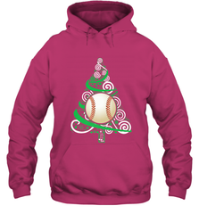 Christmas Tree Funny Cool Baseball Christmas Gifts Sports Hooded Sweatshirt Hooded Sweatshirt - FordPhuMy