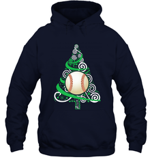 Christmas Tree Funny Cool Baseball Christmas Gifts Sports Hooded Sweatshirt Hooded Sweatshirt - FordPhuMy