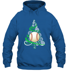 Christmas Tree Funny Cool Baseball Christmas Gifts Sports Hooded Sweatshirt Hooded Sweatshirt - FordPhuMy