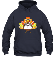 Cool Thanksgiving Football Shirt _ Gobble Player Turkey Gift Hooded Sweatshirt Hooded Sweatshirt - FordPhuMy