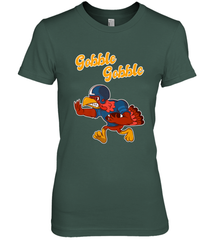 Turkey Football Shirt Funny Thanksgiving Turkey Gobble Gift Women's Premium T-Shirt Women's Premium T-Shirt - FordPhuMy