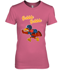 Turkey Football Shirt Funny Thanksgiving Turkey Gobble Gift Women's Premium T-Shirt Women's Premium T-Shirt - FordPhuMy