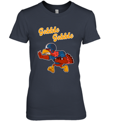 Turkey Football Shirt Funny Thanksgiving Turkey Gobble Gift Women's Premium T-Shirt Women's Premium T-Shirt - FordPhuMy