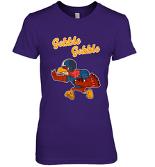 Turkey Football Shirt Funny Thanksgiving Turkey Gobble Gift Women's Premium T-Shirt Women's Premium T-Shirt - FordPhuMy