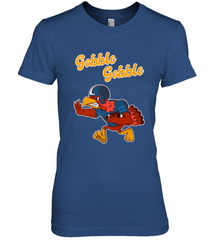 Turkey Football Shirt Funny Thanksgiving Turkey Gobble Gift Women's Premium T-Shirt Women's Premium T-Shirt - FordPhuMy
