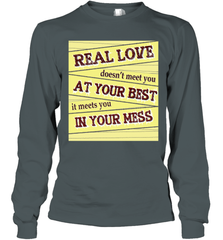 Real love funny quotes for valentine (2) Long Sleeve T-Shirt Long Sleeve T-Shirt - FordPhuMy
