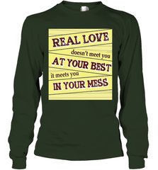 Real love funny quotes for valentine (2) Long Sleeve T-Shirt Long Sleeve T-Shirt - FordPhuMy