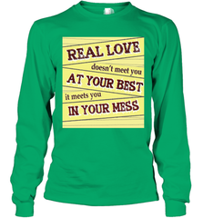 Real love funny quotes for valentine (2) Long Sleeve T-Shirt Long Sleeve T-Shirt - FordPhuMy