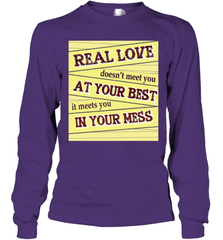 Real love funny quotes for valentine (2) Long Sleeve T-Shirt Long Sleeve T-Shirt - FordPhuMy